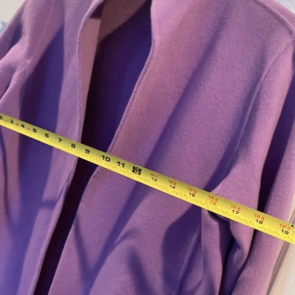 Eileen Fisher Open Jacket/Coat Light Plum/Purple Sz Petite S - Picture 5 of 12